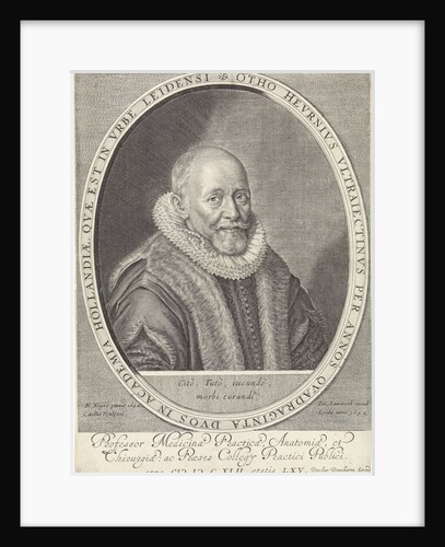 Portrait of Otto Heurnius by Jacobus Lauwikius