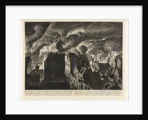 Fire on the Elandsgracht in Amsterdam by Jan Rieuwertsz. II