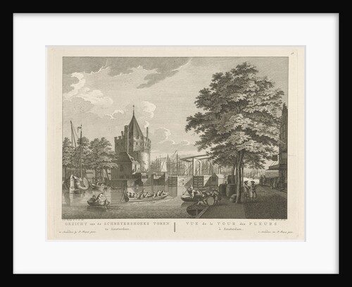 View of the Schreierstoren Amsterdam by Pierre Fouquet