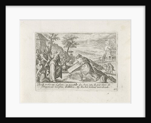 The Meeting of Jacob and Rachel at the well by Ysack Greve