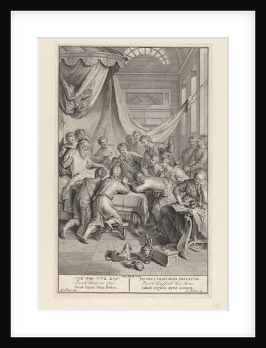 Jacob blesses his sons by Cornelis Huyberts