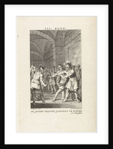 Josephus threatened with murder by Theodoor Koning