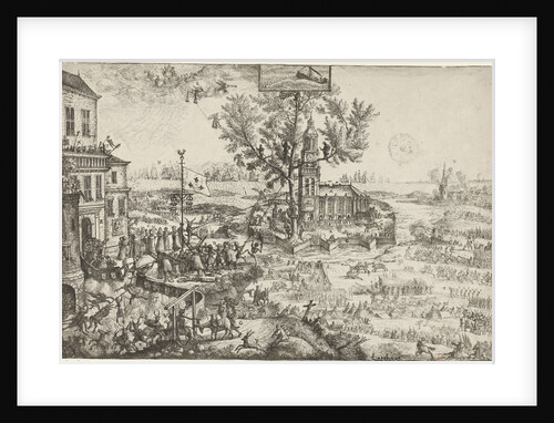 Attack on the fortress of Orange and the Church of God by Jacob de L'Ambre