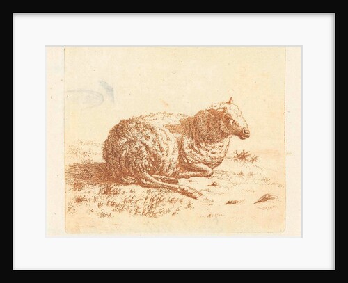Lying Sheep by Ernst Willem Jan Bagelaar