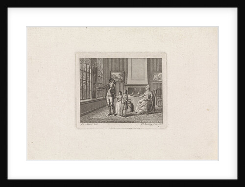 Departure for the army by Theodoor Koning