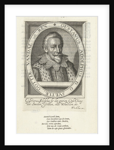 Portrait of Gustavus Adolphus by Anonymous