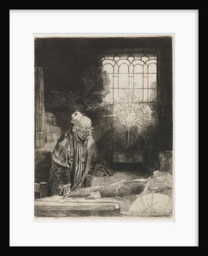 A scholar in his study by Rembrandt Harmensz. van Rijn