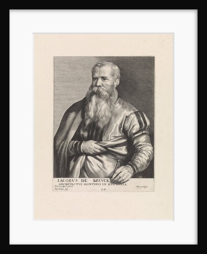 Portrait of architect Jacob Breuck by Gillis Hendricx