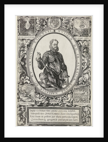 Portrait of William of Orange by Hendrick Goltzius