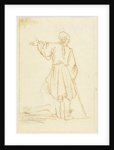 Man with stick by Ernst Willem Jan Bagelaar