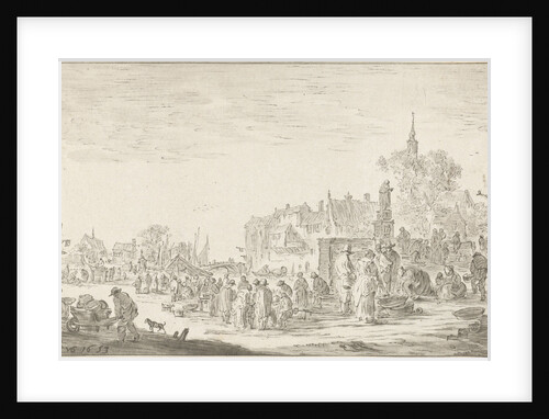 Fish Market by Cornelis Ploos van Amstel