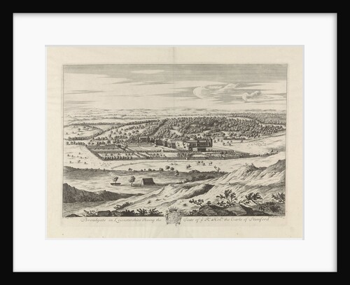 View of the estate Bradgate in leicestershire UK by Hendrick Hulsbergh