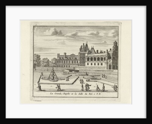 View of the Grande Chapelle and the Salle de Bal of the Palace of Fontainebleau France by Jan Lamsvelt