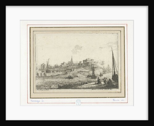 Town on peninsula by Jean Morin