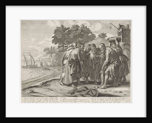 Peter finds a coin in the mouth of a fish by Joachim Ottens