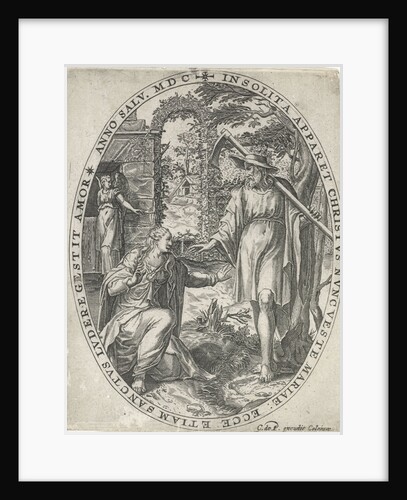 Christ appears to Mary Magdalene as a gardener by Crispijn van de Passe I