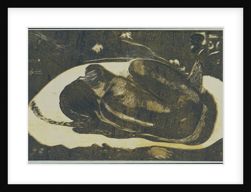 Lying girl afraid of ghosts of deceased by Louis Roy