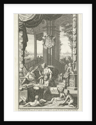 Allegory of the province of Noord-Holland The Netherlands by Jan Caspar Philips