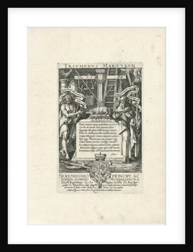 Lamb with book with seven seals by Aegidius Sadeler
