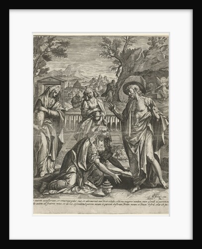 Christ appears as a gardener to Mary Magdalene (Noli me tangere) by Anonymous