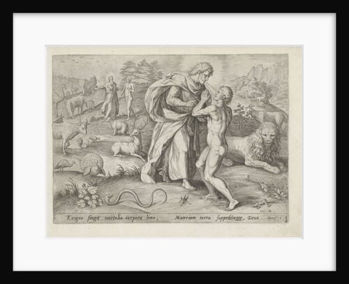 Creation of Adam by Gerard de Jode