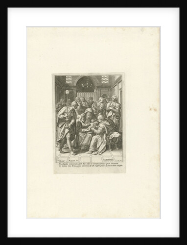 Circumcision of Christ by Johann Sadeler I