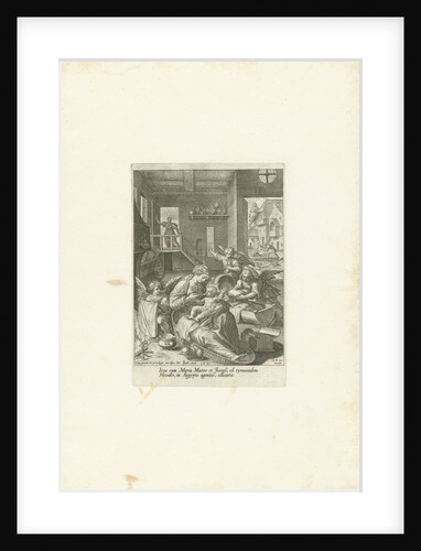 Holy Family in Egypt by Johann Sadeler I
