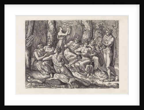 Apollo and the Muses by Hieronymus Cock