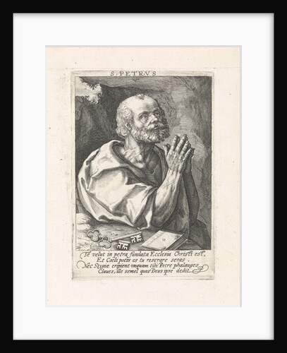 Apostle Peter by Crispijn van de Passe I