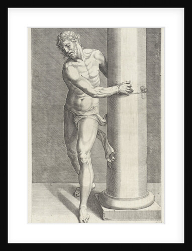 Christ at the scourge column by Willem Danielsz. van Tetrode