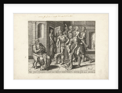 Jacob gets to see the bloody garment of Joseph by Pieter Jalhea Furnius