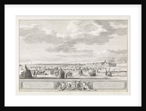 Ice entertainment on the river Meuse by Abraham Bothall & Ary Vis