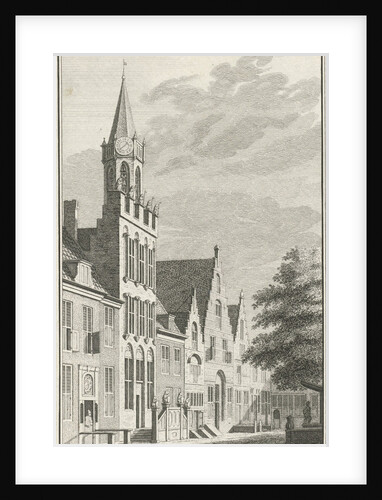 View of the city hall of Tholen The Netherlands by Cornelis Pronk