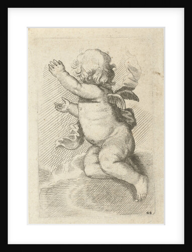 Waving angel from behind by Frederik de Wit
