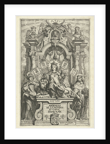 Personification of the county of Hainaut Henegouwen Belgium by Jean de la Barre