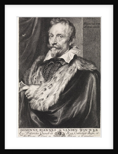 Portrait of Jan van den Wouwer by Paulus Pontius