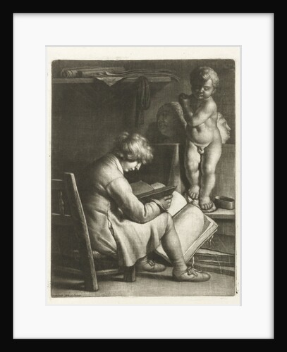 Boy in a studio by Wallerant Vaillant