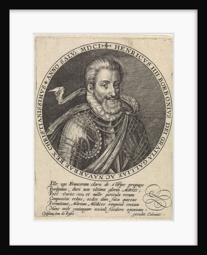 Portrait of Henry IV by Crispijn van de Passe I