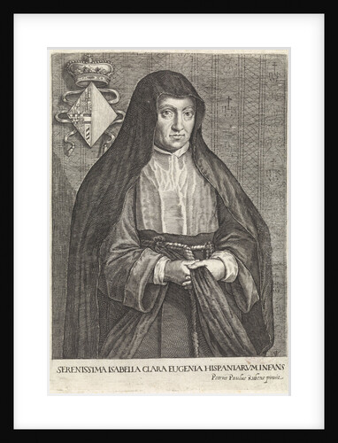 Portrait of Isabella Clara Eugenia by Crispijn van de Passe II