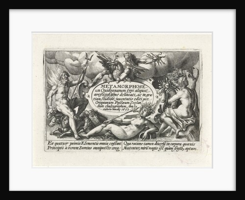 The four elements by Crispijn van de Passe I