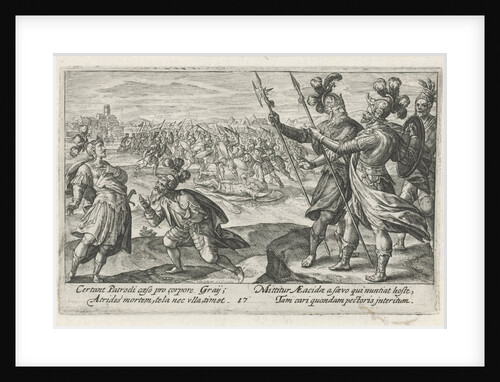 Battle for the body of Patroclus by Crispijn van de Passe I