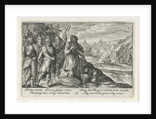 The Reconciliation of Achilles and Agamemnon by Crispijn van de Passe I