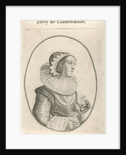 Portrait of a chambermaid by Crispijn van de Passe II