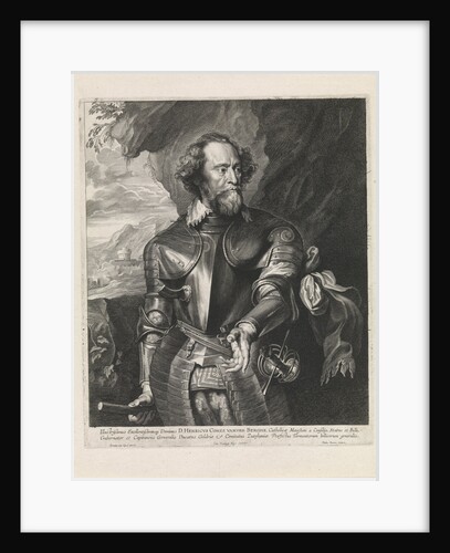 Portrait of Count Hendrik van den Bergh by Paulus Pontius