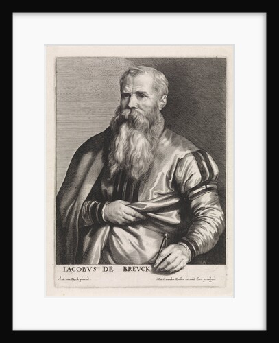 Portrait of architect Jacob de Breuck by Martinus van den Enden
