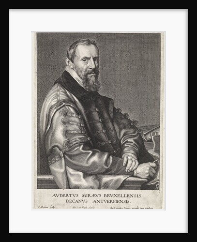 Portrait of Aubertus Miraeus by Martinus van den Enden