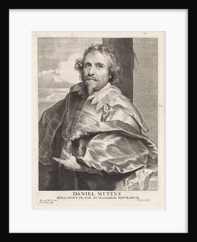 Portrait of the painter Daniel Mijtens (I) by Paulus Pontius