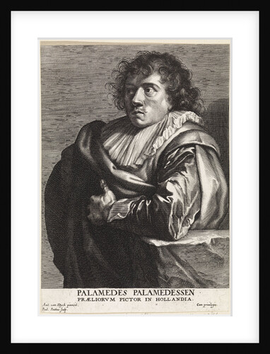 Portrait of the painter Anthonie Palamedesz. by Paulus Pontius
