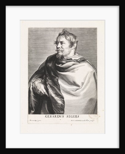 Portrait of the painter Gerard Seghers by Martinus van den Enden
