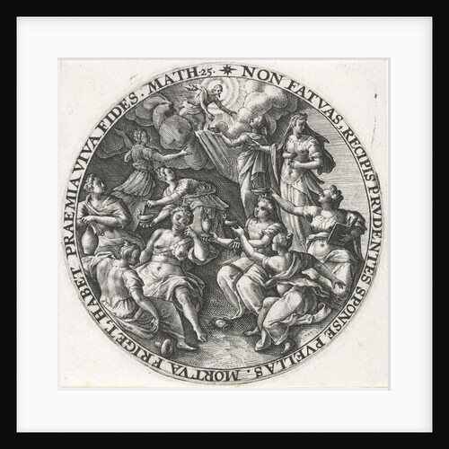 Parable of the five wise and five foolish virgins by Crispijn van de Passe I